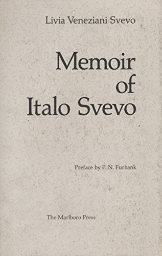 Imagen de archivo de Memoir of Italo Svevo a la venta por Revaluation Books