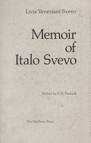 Stock image for Memoir of Italo Svevo for sale by Revaluation Books
