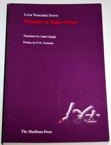 Stock image for Memoir of Italo Svevo (American) for sale by Wonder Book
