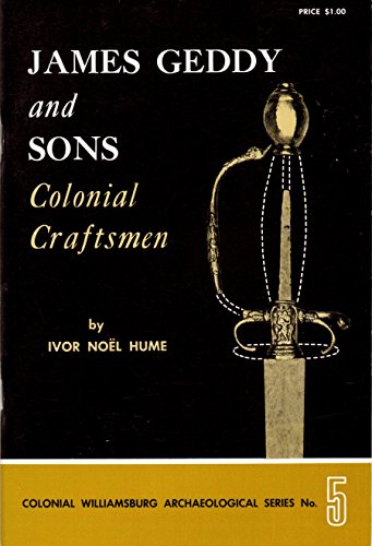 9780910412100: James Geddy and Sons Colonial Craftsmen