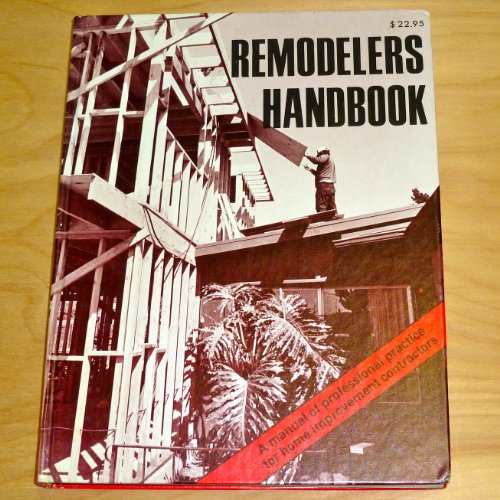 Beispielbild fr Remodeler's Handbook zum Verkauf von Better World Books