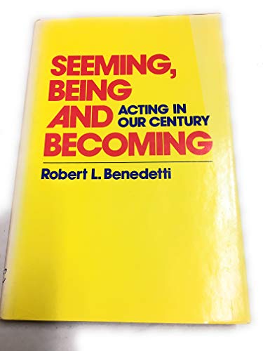 Imagen de archivo de Seeming, Being, and Becoming a la venta por Better World Books