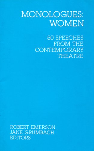 Imagen de archivo de Monologues--Women: 50 Speeches from the Contemporary Theatre a la venta por ThriftBooks-Dallas