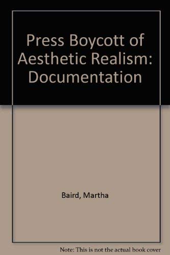 9780910492300: Press Boycott of Aesthetic Realism: Documentation