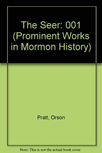 Beispielbild fr THE SEER; 1853-54 - Mormon Newspaper zum Verkauf von Confetti Antiques & Books