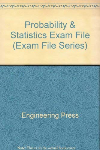 Stock image for Probability & Statistics Exam File for sale by ThriftBooks-Dallas