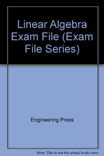 Stock image for Linear Algebra Exam File for sale by ThriftBooks-Atlanta