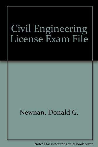 Stock image for Civil Engineering License Exam File for sale by ThriftBooks-Atlanta