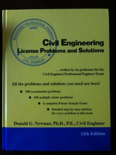 9780910554916: Title: Civil Engineering License Problems and Solutions A