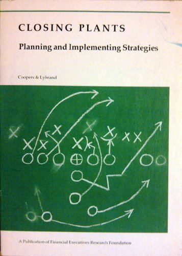 Stock image for Closing Plants : Planning and Implementing Strategies #048-86 for sale by HPB-Red