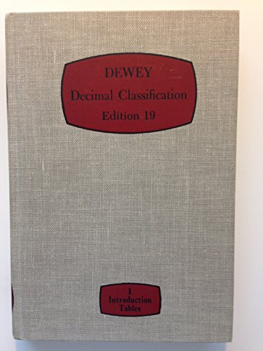 Imagen de archivo de Dewey Decimal Classification & Relative Index a la venta por ThriftBooks-Dallas