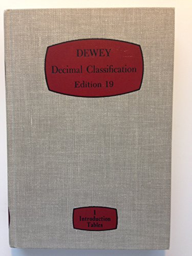9780910608190: Dewey Decimal Classification and Relative Index