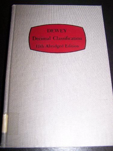 Imagen de archivo de Abridged Dewey decimal classification and relative index a la venta por HPB-Diamond