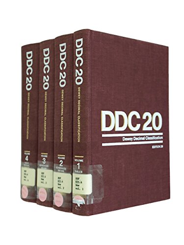 9780910608374: Dewey Decimal Classification and Relative Index, DDC 20 (4-Volume Set)