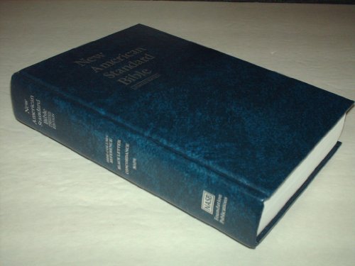 Imagen de archivo de New American Standard Bible (NASB) Update Side-Column Reference; Blue a la venta por GF Books, Inc.