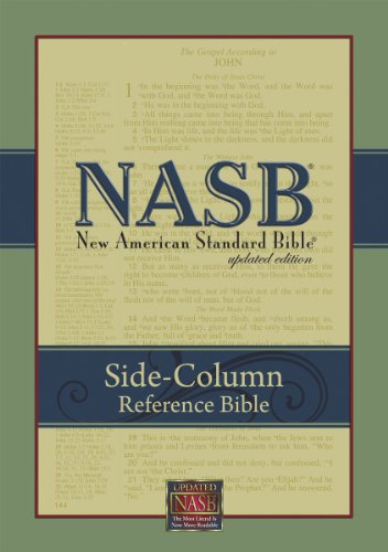 9780910618489: Side Column Reference Bible-NASB-Large Print