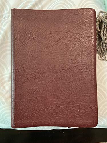 Stock image for NASB Update Side-Column Reference; Burgundy Genuine Leather for sale by Books Unplugged