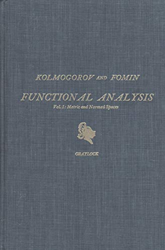 Beispielbild fr Elements of the Theory of Functions and Functional Analysis, Vol. 1: Metric and Normed Spaces zum Verkauf von Dunaway Books