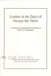Beispielbild fr London in the Days of George the Third zum Verkauf von Wonder Book