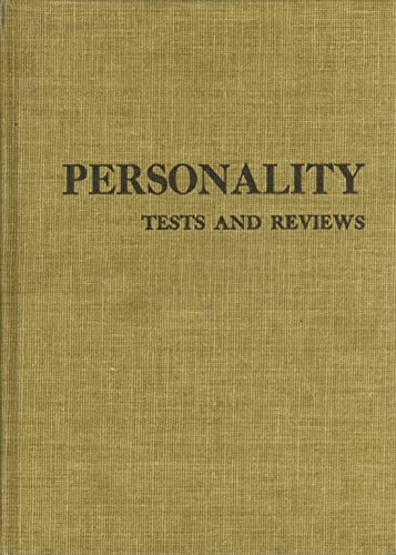 Beispielbild fr Personality Tests and Reviews I zum Verkauf von THE SAINT BOOKSTORE