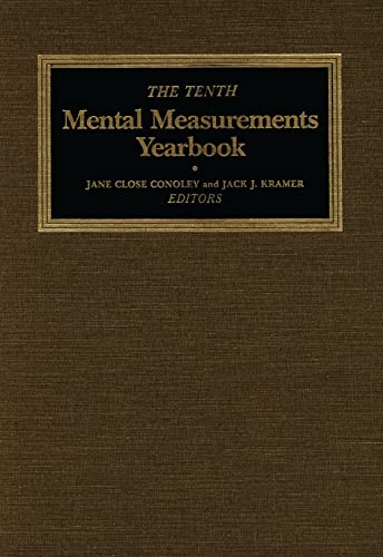 Stock image for The Tenth Mental Measurements Yearbook for sale by WorldofBooks