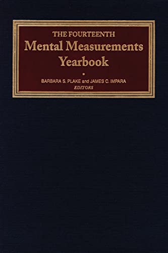 Beispielbild fr The Fourteenth Mental Measurements Yearbook (Buros Mental Measurements Yearbook) zum Verkauf von BookResQ.