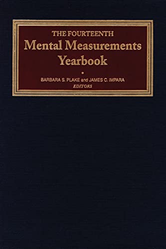 9780910674553: The Fourteenth Mental Measurements Yearbook (Buros Mental Measurements Yearbook)