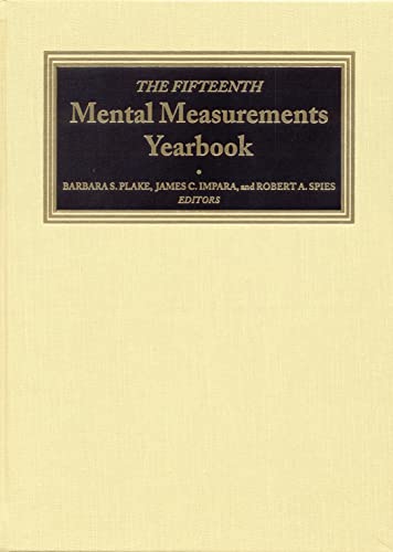 9780910674577: The Fifteenth Mental Measurements Yearbook (Buros Mental Measurements Yearbook)