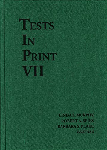 Stock image for Tests in Print VII for sale by Better World Books
