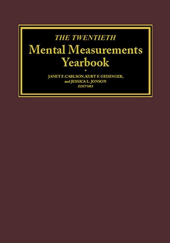 Stock image for The Twentieth Mental Measurements Yearbook (Buros Mental Measurements Yearbook) for sale by GF Books, Inc.