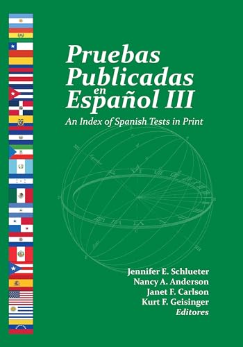 Beispielbild fr Pruebas Publicadas en Espaol III: An Index of Spanish Tests in Print (Spanish and English Edition) zum Verkauf von Brook Bookstore