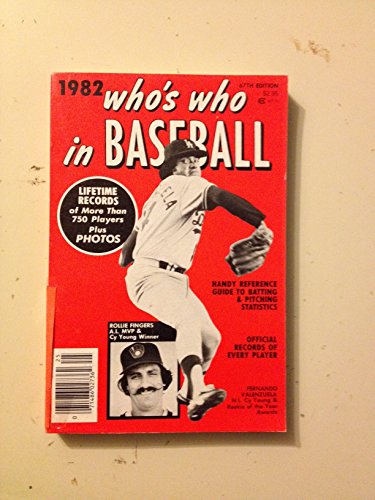 Stock image for Whos's Who in Baseball 1982 for sale by BookHolders