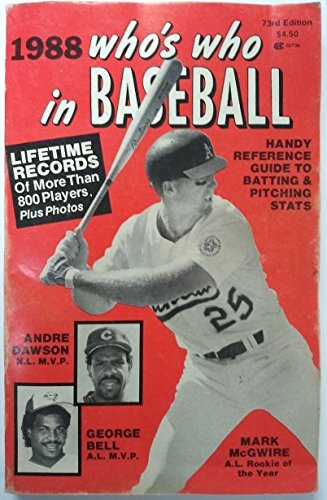 Stock image for 1988 Who's Who in Baseball: Handy Refernce Guide to Batting and Pitching Stats for sale by BookHolders