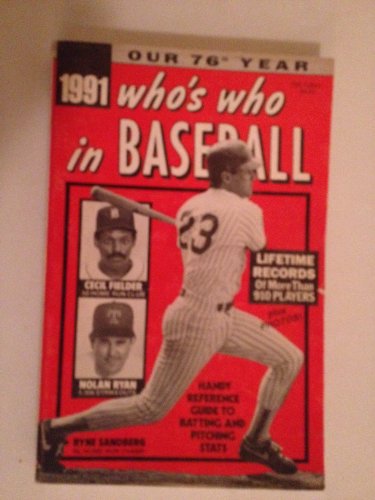Stock image for Who's Who in Baseball: 1991 for sale by Dorothy Meyer - Bookseller