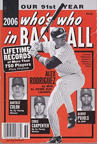 9780910692250: Title: 2006 Whos Who in Baseball the 91st Edition