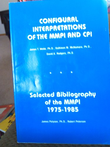 Imagen de archivo de Configural Interpretation of the MMPI and Cpi a la venta por HPB-Diamond