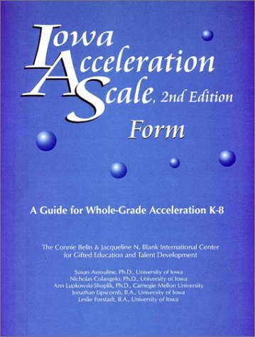 9780910707374: Iowa Acceleration Scale, 2nd Edition (Set of 10 IAS Forms, Summary and Planning Records)