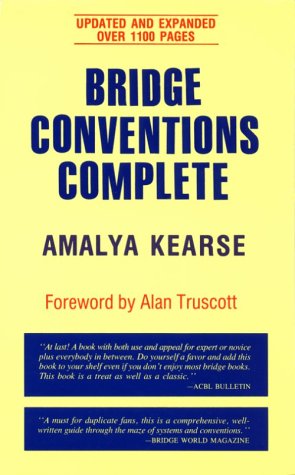 Bridge Conventions Complete 1990 by Amalya Kearse: New Paperback (1990 Bridge Conventions Complete 1990 by Amalya Kearse: New Paperback (1990