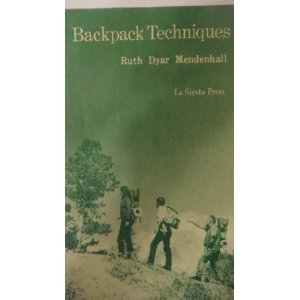 Imagen de archivo de Backpack Techniques a la venta por Newsboy Books