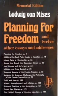 Imagen de archivo de Planning for Freedom, and Twelve Other Essays and Addresses a la venta por Better World Books: West