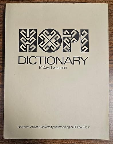 9780910953016: Hopi Dictionary Hopi English English Hopi Grammatical Appendix