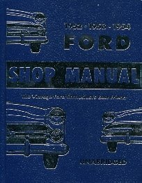 Imagen de archivo de Ford Passenger Car Shop Manual 1952-1954 a la venta por Ergodebooks