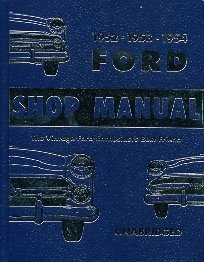 Ford Passenger Car Shop Manual 1952-1954 (9780911160376) by Ford Motor Company