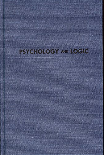 Stock image for Psychology and Logic for sale by ThriftBooks-Dallas