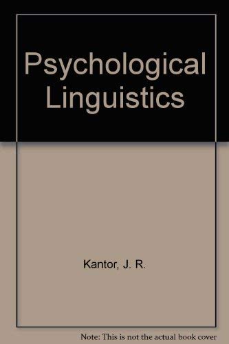 9780911188530: Psychological Linguistics