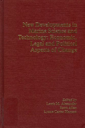 9780911189209: New Developments in Marine Science and Technology: Economic, Legal and Political Aspects of Change : Proceedings of the 22nd Annual Conference of th