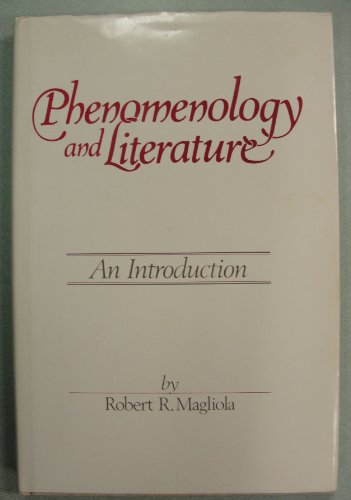 9780911198461: Phenomenology and literature: An introduction