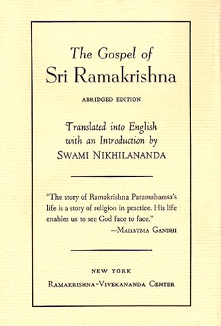 Stock image for Gospel of Sri Ramakrishna for sale by Voyageur Book Shop