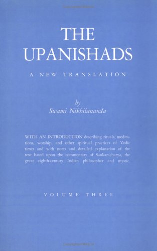 Stock image for Upanishads, Volume 3 for sale by Goodwill