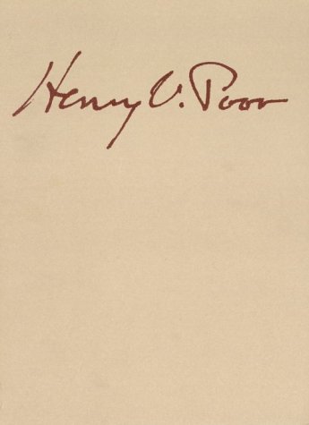 Stock image for HENRY VARNUM POOR 1887-1970 A Retrospective Exhibition for sale by Columbia Books, ABAA/ILAB, MWABA